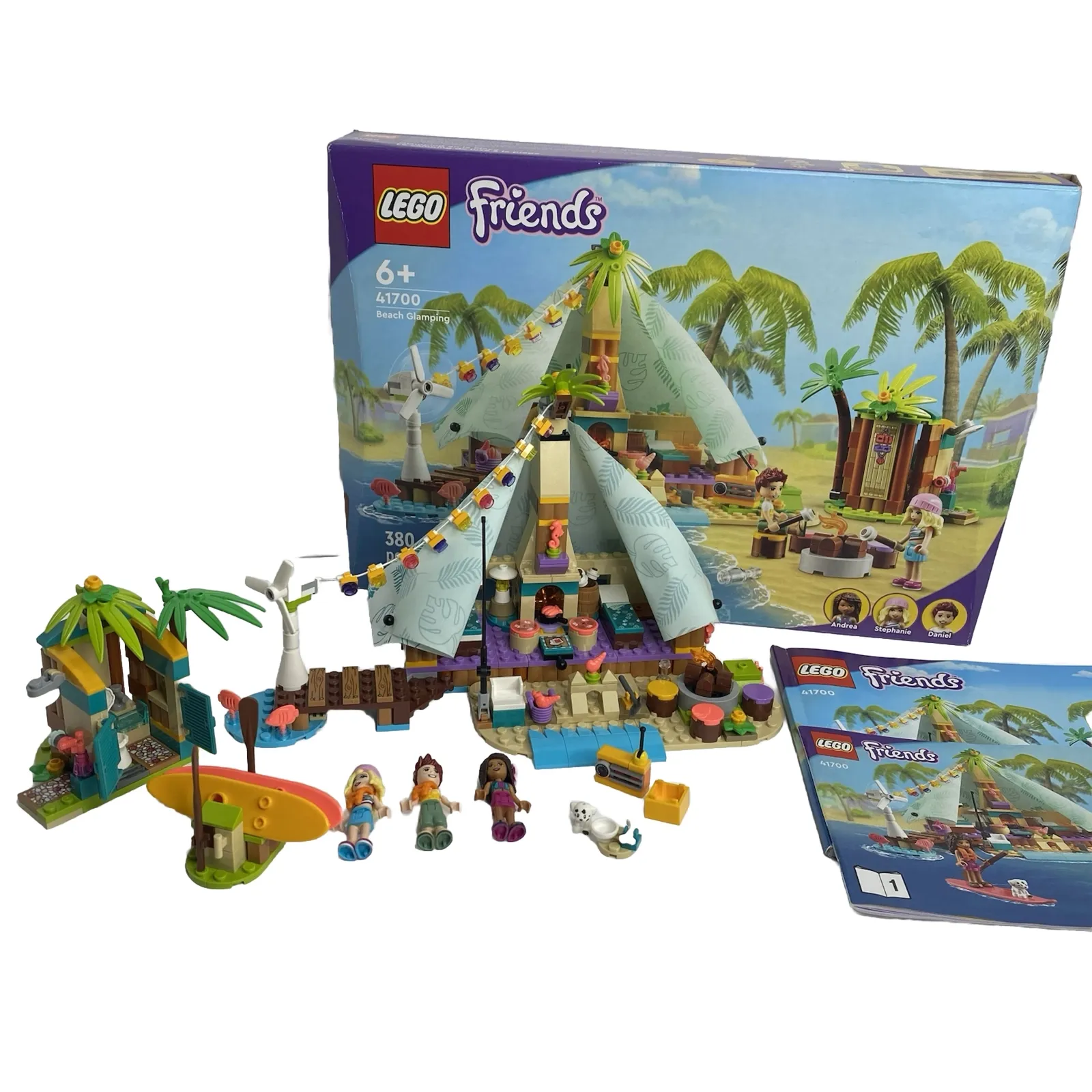 LEGO FRIENDS: Beach Glamping (41700) 100% COMPLETE Including Mini figs!!