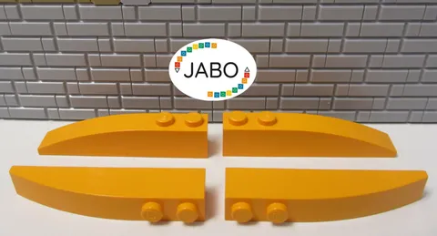 (G4/6) LEGO 4x 42022 Arch Brick Slant Brick 6x1 medium orange 7133