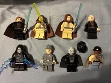 HTF Rare LEGO Star Wars Minifigures Lando Anakin Obi-Wan Darth Vader ++ Lot A