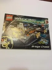 lego 8135 racers bridge chase instruction book only / me3629 r4 t81
