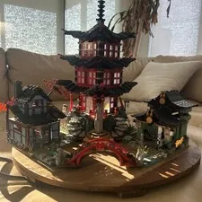 LEGO Ninjago Temple of Airjitzu 70751 Mostly Complete Build