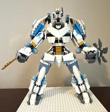 Zanes Titan Mech w/ Minifigure and Instructions (100% Complete) LEGO NINJAGO