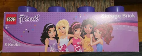 New LEGO Storage Brick 8 Knobs Large Purple Box
