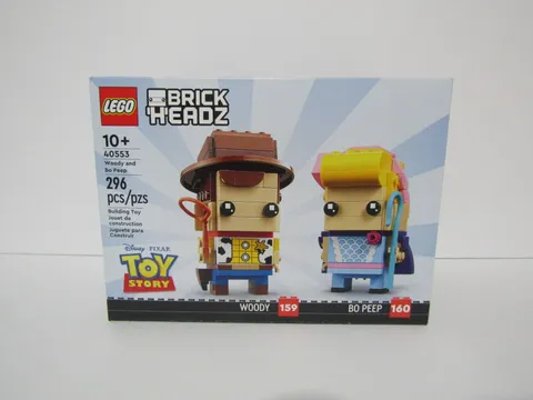LEGO BRICKHEADZ 40553 DISNEY TOY STORY WOODY & BO PEEP NEW IN BOX