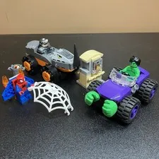 Marvel Spidey And His Amazing Friends Set 10782 Hulk Vs Rhino Truck Showdown