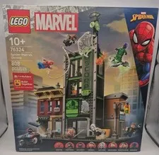 LEGO 76324 Marvel Spider-Man vs Oscorp 808 Pieces (8 minifigures) New Sealed 