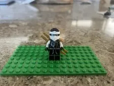 LEGO Ninjago Zane Skybound Minifigure njo0189 Raid Zeppelin 70603 - GOOD Cond