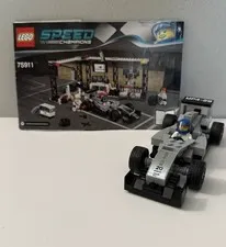 LEGO SPEED CHAMPIONS: McLaren Mercedes Pit Stop (75911)  Car Driver & Booklet