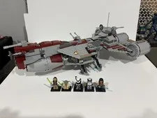 LEGO Star Wars 7964 Republic Frigate Complete Build Set w/ 5 Minifigs Wolffe