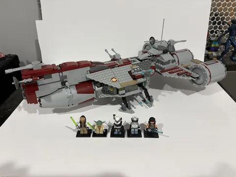 LEGO Star Wars 7964 Republic Frigate Complete Build Set w/ 5 Minifigs Wolffe