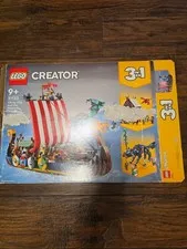 LEGO Creator 3 in 1 - Viking Ship and the Midgard Serpent - 31132 - Complete Set