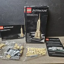 LEGO Architecture Empire State Building 21002 Complete Set w/ Box Retired