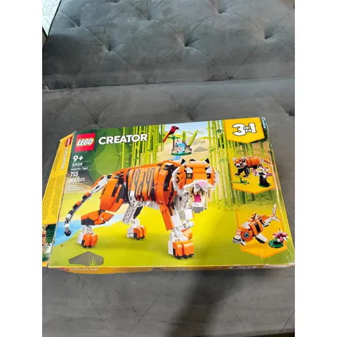 LEGO Creator 3-in-1 Majestic Tiger 31129 Building Set 755 Pcs Red Panda Koi Fish