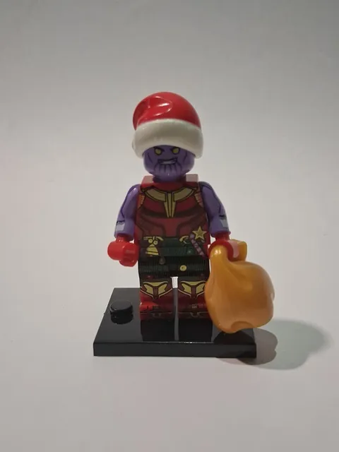 Thanos  Minifigure Chritmas,Santa With Stand Custom Holiday Serie New