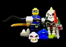 LEGO © NINJAGO JAY EVIL + NUCKAL SKULKIN - TWO HEADS  - 61