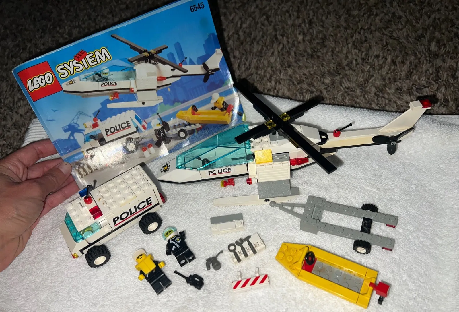 RARE VINTAGE 90s Lego Set "Search and Rescue"  w original manual!