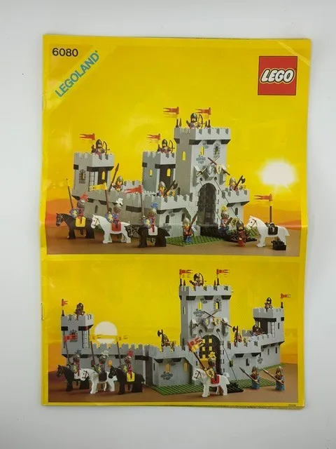 LEGO 6080 Instruction MANUAL ONLY King's Castle 1984