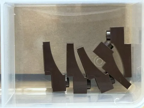 LEGO Parts - Dark Brown Arch 1 x 3 Inverted - No 70681 - QTY 5