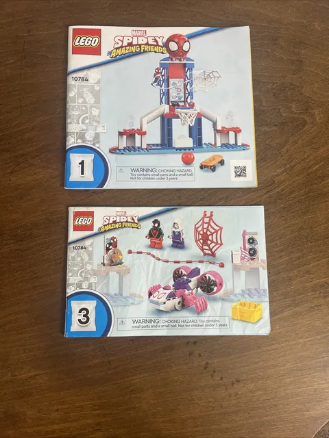 LEGO 10784 Marvel Spidey Amazing Friends Instructions Manuals Only  NO SET