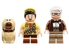 LEGO Disney Pixar Up House Carl, Ellie, & Dug Minifigures Brand New Assembled 