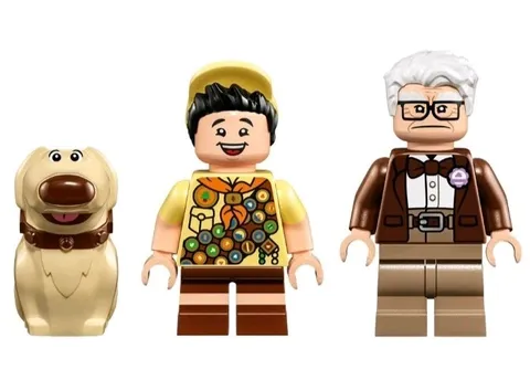 LEGO Disney Pixar Up House Carl, Ellie, & Dug Minifigures Brand New Assembled 