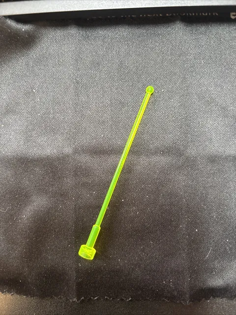 Lego Antenna Whip 8H In Transparent Neon Green #2569
