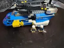 LEGO City 60173 Police Mountain Arrest with minifigures incomplete lot used lego