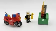 LEGO City: Fire Motorcycle (60000) Complete with Instructions No Box