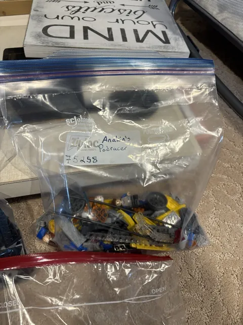 LEGO Star Wars 75258 Anakin's Podracer Bulk Lot Loose Pieces in Polybag