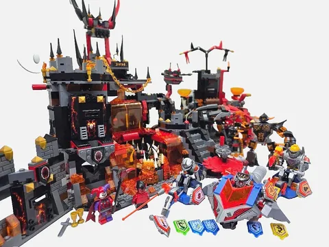 LEGO 70323 Jestro's Volcano Lair 70316 Evil Mobile Nexo Knights Set Missing