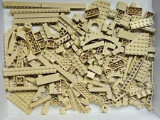 Lego 200 Pc Lot~ TAN Bricks, Arches, Plates, Specialty, Castle, Harry Potter+