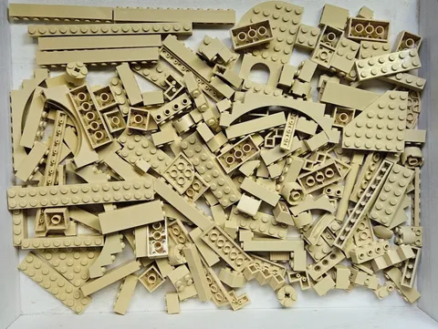 Lego 200 Pc Lot~ TAN Bricks, Arches, Plates, Specialty, Castle, Harry Potter+