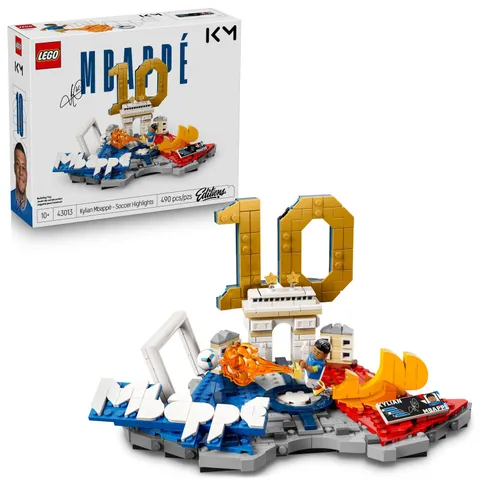 LEGO Editions Kylian Mbappé – Soccer Highlights - Building Set for Multicolor