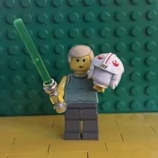 LEGO STAR WARS Dagobah Luke Skywalker (SW0106) Minifig | Lightsaber & Helmet
