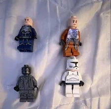 LEGO Star Wars Minifigures one clone, U wing pilot, unkar thug, Poe dameron
