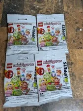 Lot of 4 Limited Edition LEGO Disney 71033 Muppets Minifigure Blind Bags New