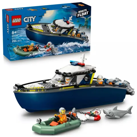 LEGO City Pościg łodzią policyjną 60456 LEGO