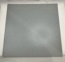 Large Genuine Official Lego Light Grey Base Plate Board 48 x 48 - #4186