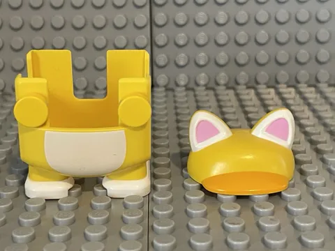 LEGO. Super Mario. Cat Mario Suit from 71372. Used.