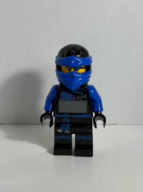 Lego Ninjago Sky Pirates Jay Minifigure Alarm Clock Tested & Working Very Good!!