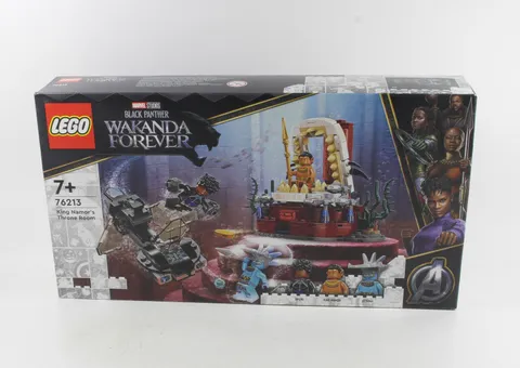 LEGO 76213 Wakanda Forever Marvel Super Heroes King Namor's Throne Room BNIB