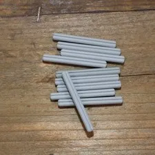 LEGO Light Bluish Gray Technic Axle 5L Part No. 32073 Qty 10
