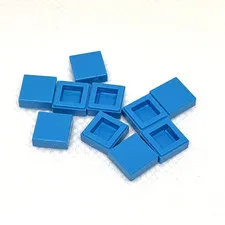 LEGO Parts - Dark Azure Tile 1 x 1 - No 3070 - QTY 10