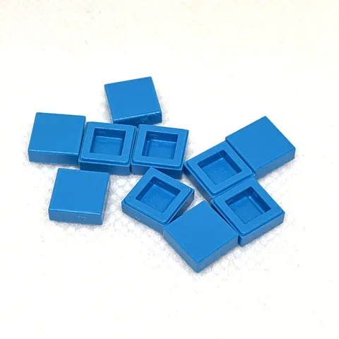 LEGO Parts - Dark Azure Tile 1 x 1 - No 3070 - QTY 10