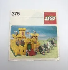LEGO ® Classic 375 Yellow Knights Castle instructions from 1978