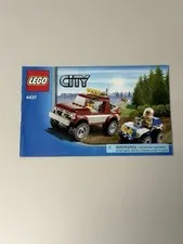 LEGO City 4437 Police Pursuit Instruction Manual Only