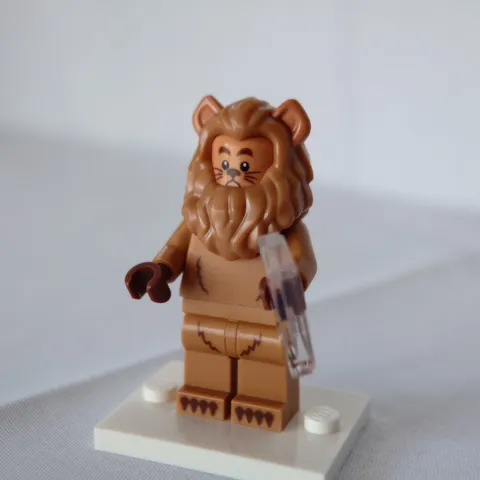 LEGO Cowardly Lion Minifigure 71023-17 The LEGO Movie 2 CMF NO TAIL