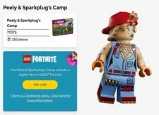Peely & Sparkplug's Camp Lego Fortnite Skin Code