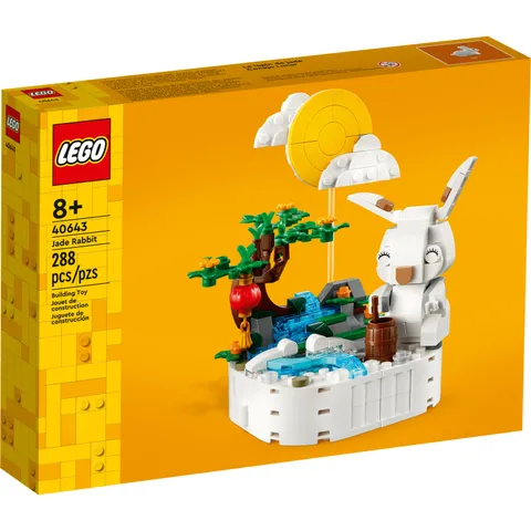 LEGO Jade Rabbit Building Toy Set 40643 Small Animal Toy for Boys and Girls