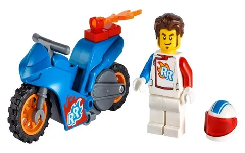 Lego City Rocket Stunt Bike 60298 Building Kit 14 Pcs